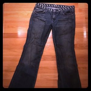 7 for all Mankind bootcut jeans with velvet laces